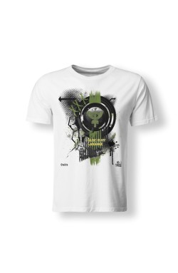 Tricou Alb Dj Osiris - Come Back To White - Print Front