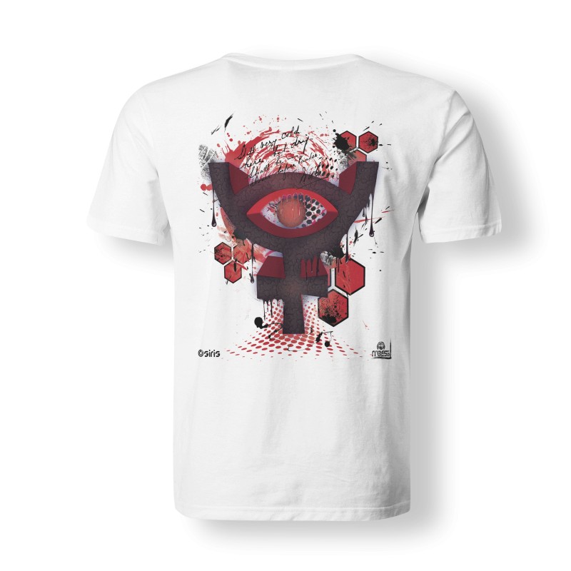 Tricou Alb Dj Osiris - It's Love - Print Back