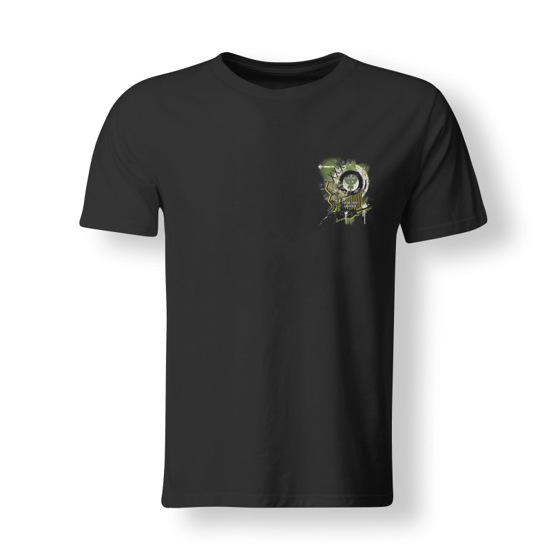 Tricou Negru Dj Osiris - Come Back To Black - Print Chest