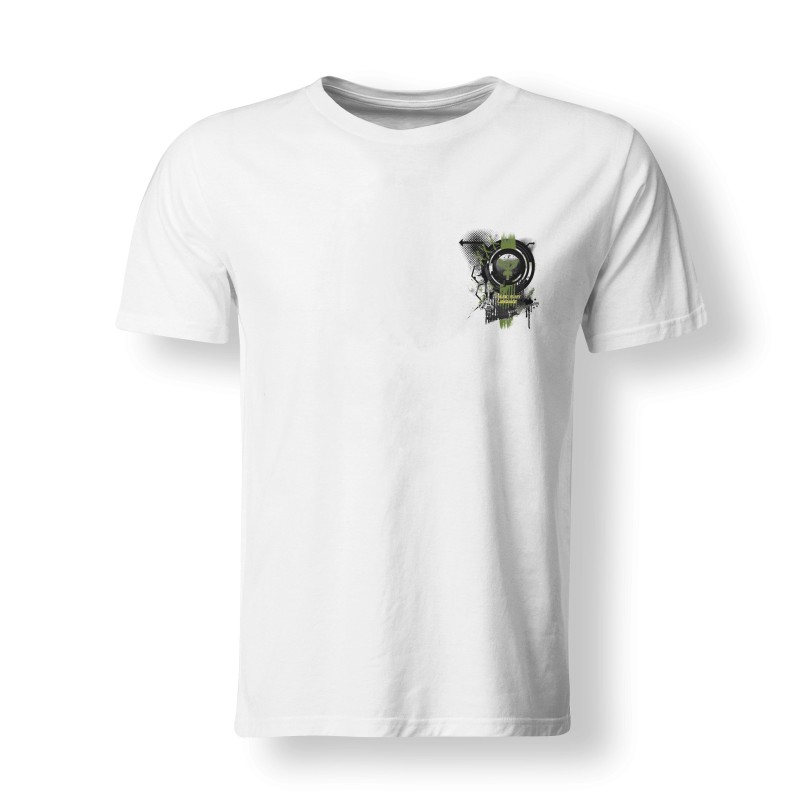 Tricou Alb Dj Osiris - Come Back To White - Print Chest