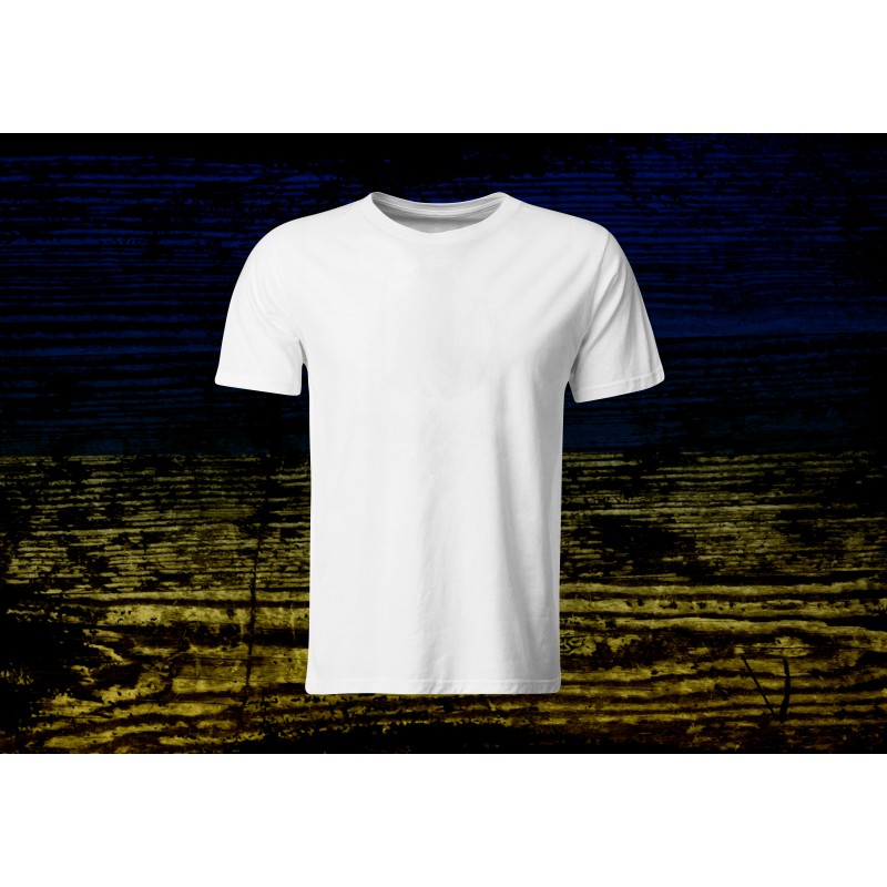 Tricou Alb "Slava Ukraini"-Front
