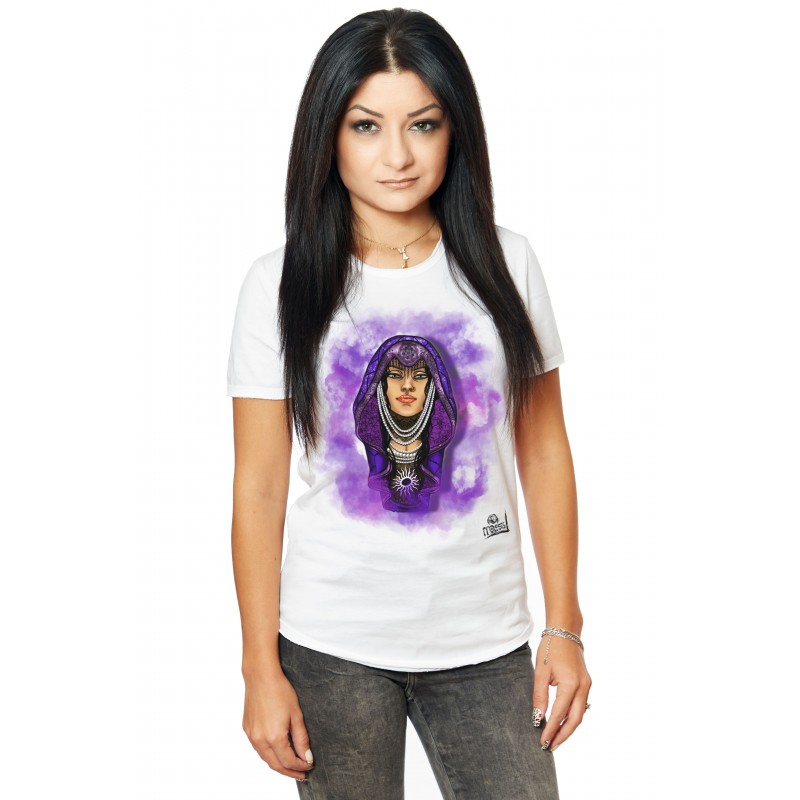 Tricou Alb Dama Shaman Girl