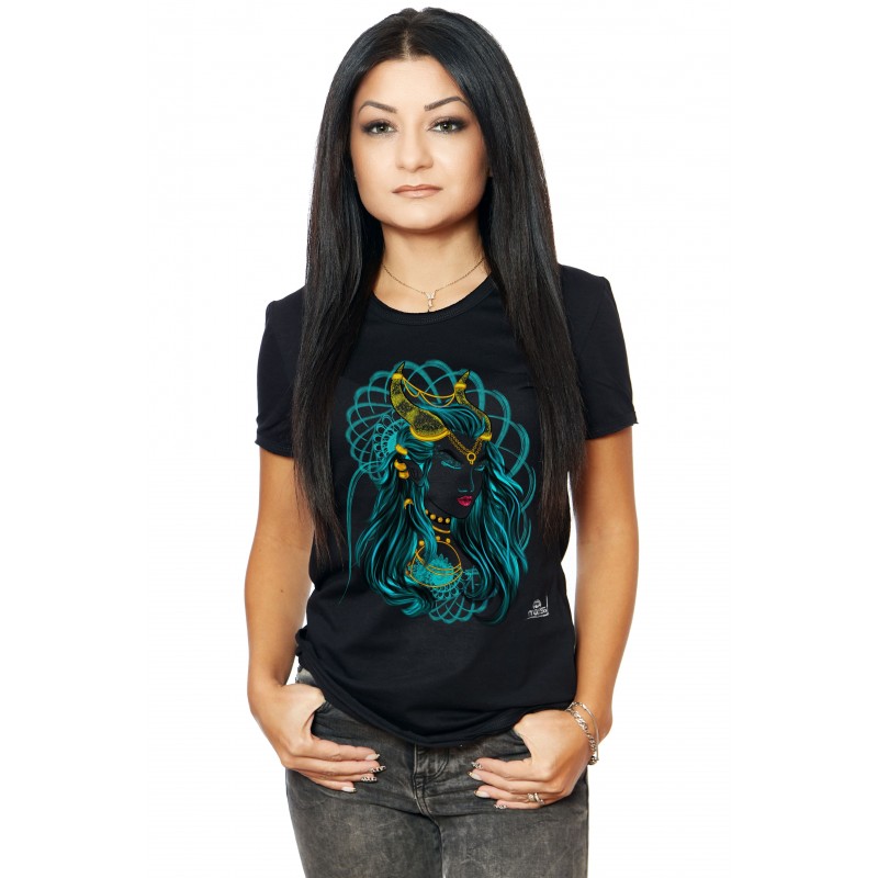Tricou Negru Dama Dark Leader Of The Demons