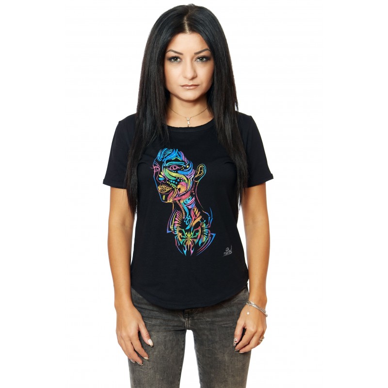 Tricou Negru Dama My Alien Love