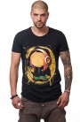 Tricou Cellphone Girl Gray