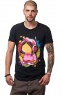 Tricou Cellphone Girl Pink