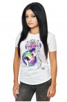 Tricou Alb Dama Universe Girl