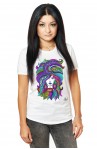 Tricou Alb Dama White Medusa